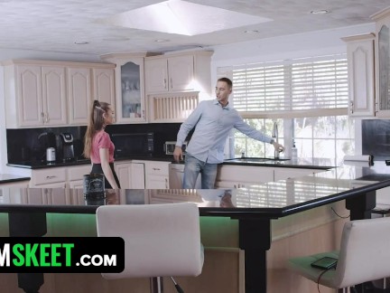 Beautiful Girl With No Job Offers Her Landlord A Deal If He Lets Her Stay She Will Let Him Fuck Her