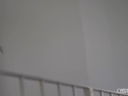 Petite Teen Luna Loves Licking Balls and Sucking Cock Before Fucking Cowgirl and Taking It Doggy 1/16