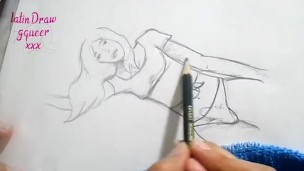drawing latin shemale femboy sexy