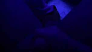 Horny with the blacklight on 