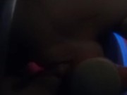 Cuming at boyfriend's house without him. 10/16