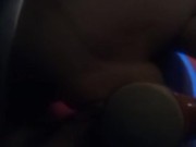 Cuming at boyfriend's house without him. 12/16