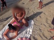 Public! Massenfick-Treff am Banana-Beach mit Abspritzgarantie 2/16