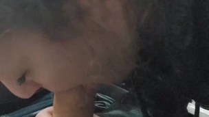 Blowjob in the car wash!