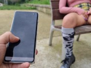 Wearing Vibrating In Public Place Hot Orgasm 4/16