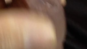 Masturbating my penis on the bed 