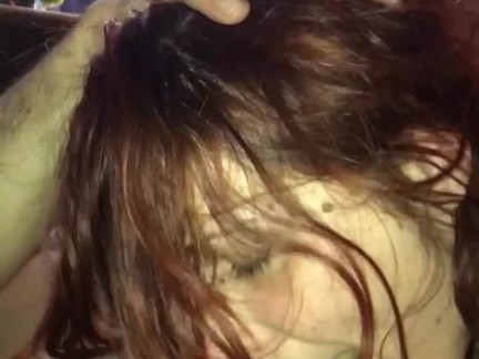 A wild slut sincerely enjoys that extremely hard face slapping, gagging, deepthroat fuck