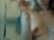 Pouring honey all over my small titties 2/16