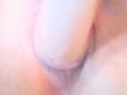 Sexy thick milf fucks her tight hole with big toy & squirts for you 14/16