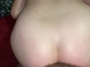 Stepmom drinks wine and begs stepson to gape her asshole. Trailer 16/16