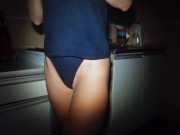 Teens (18) Shoves Big Cucumber In The Ass 1/16