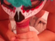 POV compilation of action blowjob lollypop and cum swallowing 6/16