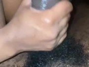 CRAZY TONGUE GOES DUMB ON DICK HEAD!!!!!!! 9/16