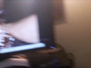 695 (01) - Salope habillée en lingerie de satin, Anulingus, paroles cochonnes francaises, Fessées 8/16