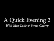 Amateur Couple have a quicky before bed, sidefuck choking(Max & Cherry) 1/16