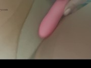 Upskirt show with nylons, a vibrator, and rubbing!  10/16