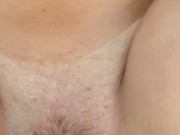 Quick Pussy Fucking and Cum on Open Hole. Very Wet Pussy Closeup 2/16