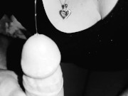 Licking the tip of my dick 16/16