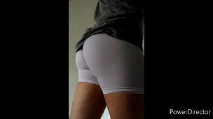 Femboy Trap Bubble Butt Fetish In Spandex and Panties Bulge