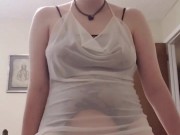 cumming on hot teacher's desk while housesitting- hot pawg bad dragon dildo fucking 1/16