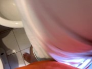 Mi hermanastra me seduce con su gran culo en pijama tanga en el baño| buenos dialogos en español 3/16