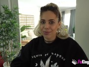 Blonde Latina auditions a dude that thinks she's just a secretary 2/16