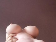 Fucking Torso Doll till HUGE Cumehot all over it 