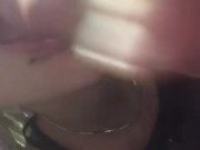 Cum in her open mouth POV Asian Latina  15/16