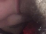 Cum in her open mouth POV Asian Latina  7/16