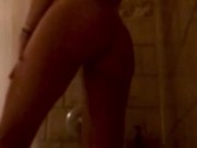 Getting wet in the shower  8/16