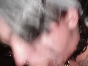 Submissive throat  gags on big dick 11/16