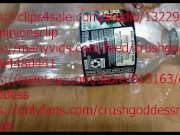 stomping on bottle barefoot 6/16