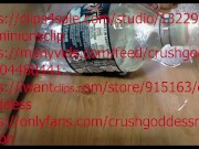 stomping on bottle barefoot 9/16