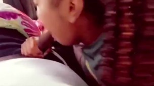 His bbc is the first thing on my mind when I wake up ebony deepthoat cock for breakfast 