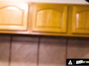 He Destroyed His Dirty Stepdaughter's Tight Pussy On The Kitchen Counter 15/16