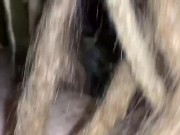 Blond with dreads sucking my big white cock 10/16