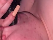 Sloppy suck until he nuts 