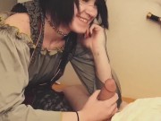 Cute Teen Alt Girl Halloween Creampie  11/16