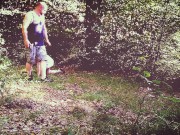 This is the only way to treat a submissive slut wife...Humilation Golden Piss Outdoor Collar Leasher 3/16