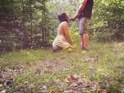 This is the only way to treat a submissive slut wife...Humilation Golden Piss Outdoor Collar Leasher 7/16