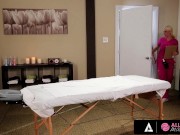 ALLGIRLMASSAGE New Masseuse Britney Amber Always Use Her Fingers To Please 2/16