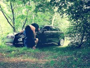 Rimjob in the woods 10/16