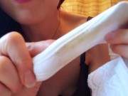 Nerdy Faery Sniffing and Stuffing Her Dirty Panties 4/16