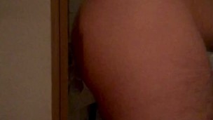 7 inch dildo in my round boy butt