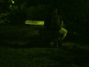 Training a piss slut's wife in a public park. 12/16