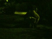 Training a piss slut's wife in a public park. 13/16