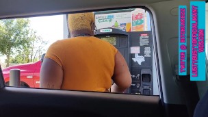 Flashing My Big 38N Tits At The Gas Station