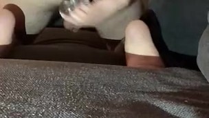 Watch As My Hole Opens Up For This Clear Dildo