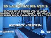 ASMR Erótico - Paja Español (Duchas del Gym 2) Audio 20
