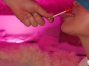 My StepSon Tricked me into sucking his cock with a taste game 4/16